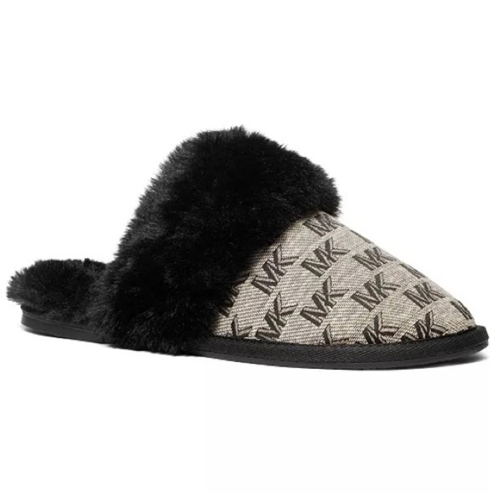 NIB black Michael Kors slippers